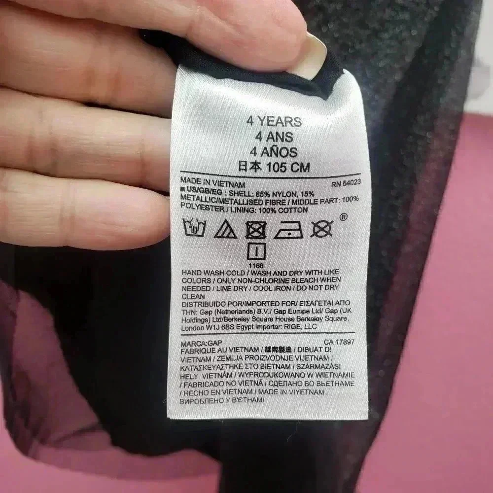 Baby GAP Black Shimmery Dress